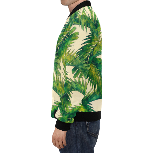 palms All Over Print Bomber Jacket for Men (Model H19)