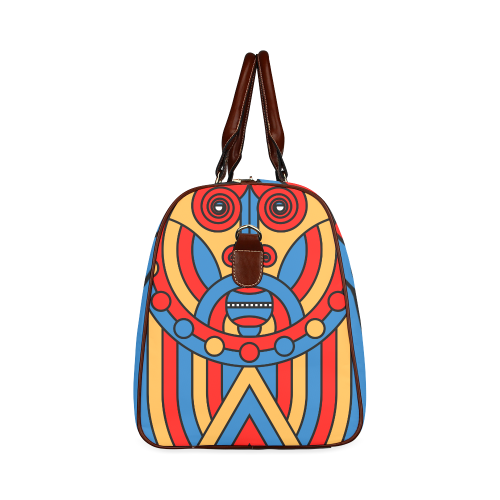 Aztec Maasai Lion Tribal Waterproof Travel Bag/Small (Model 1639)