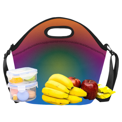 Big Rich Spectrum by Aleta Neoprene Lunch Bag/Large (Model 1669)