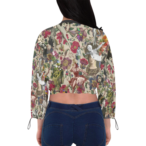 Let Me Show You Cropped Chiffon Jacket for Women (Model H30)