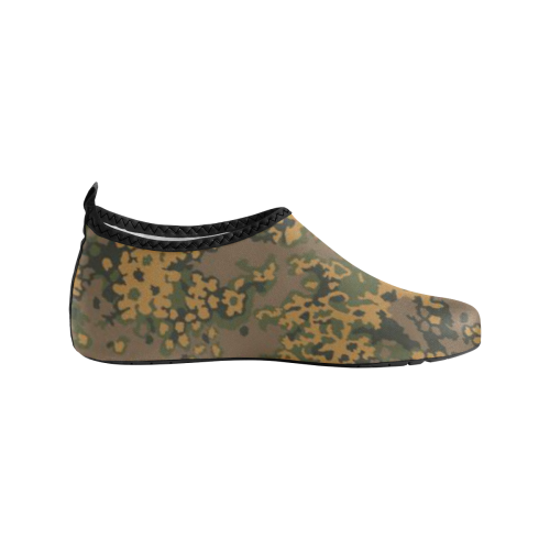 German WWII Eichenlaub Fall camouflage Men's Slip-On Water Shoes (Model 056)