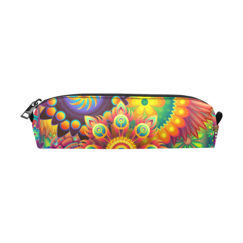 Colorful Abstract Pencil Pouch/Small (Model 1681)