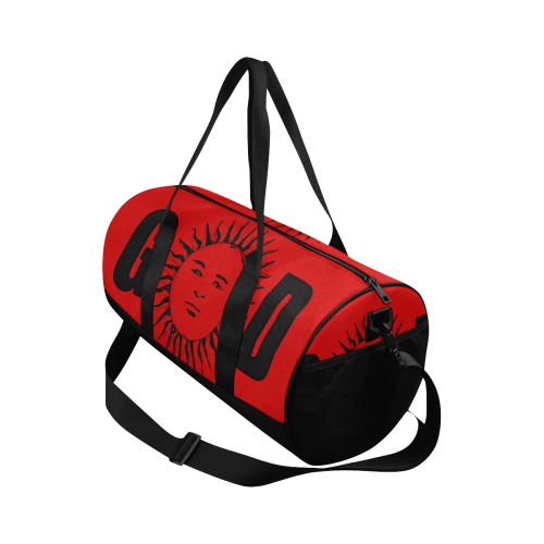 GOD Duffle Bag Red & Black Duffle Bag (Model 1679)