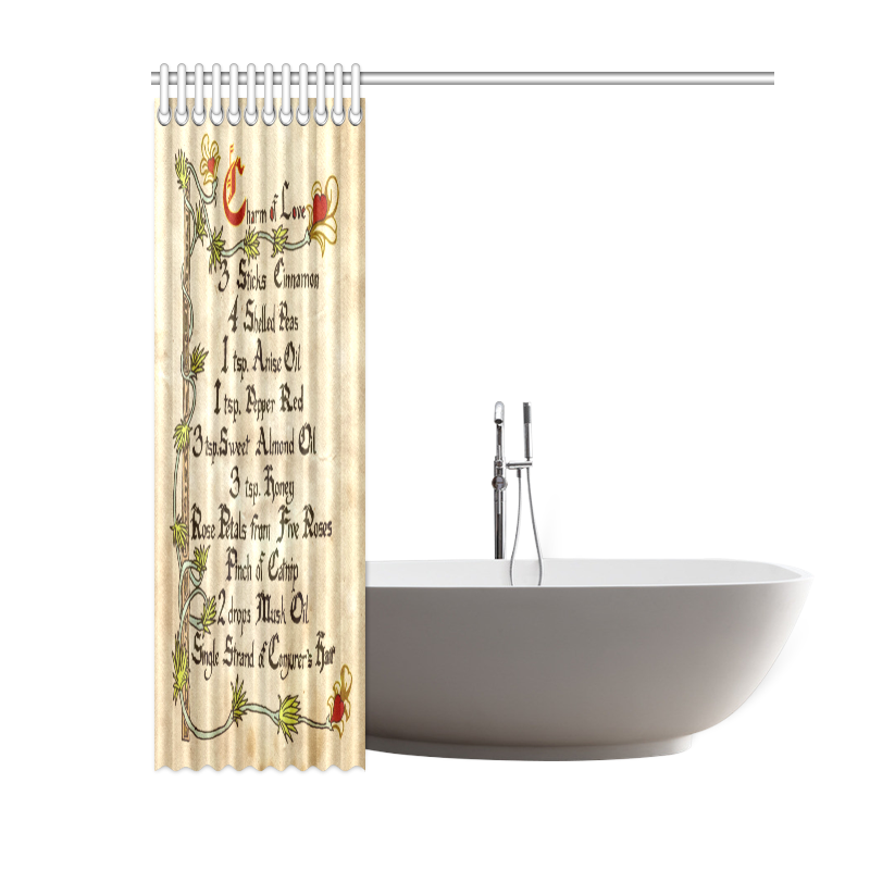 Charm Of Love Spell Shower Curtain 60"x72" ID D2917056