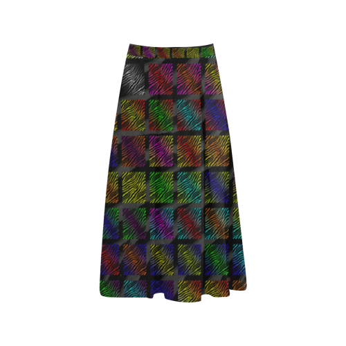 Ripped SpaceTime Stripes Collection Aoede Crepe Skirt (Model D16)