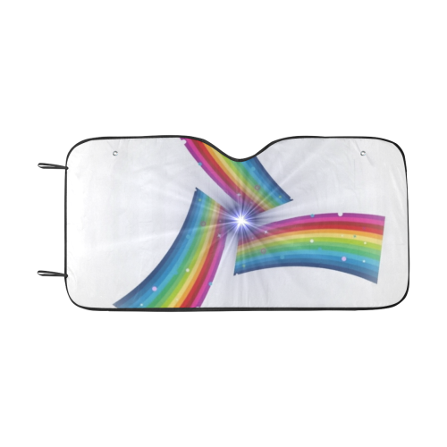Rainbow by Popartlover Car Sun Shade 55"x30"