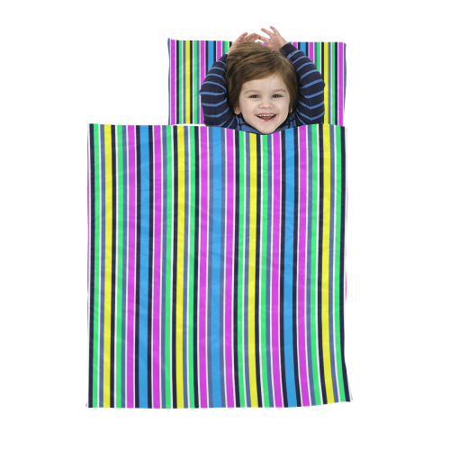 Vivid Colored Stripes 1 Kids' Sleeping Bag