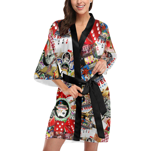 Las Vegas Icons - Gamblers Delight Kimono Robe