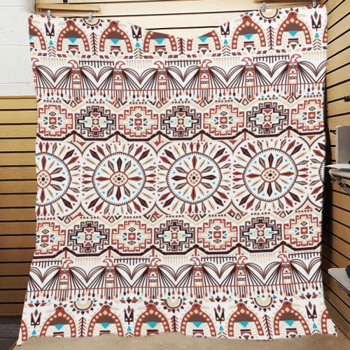 American Native 8 Quilt 70"x80"