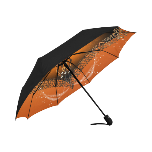 Giraffe in love Anti-UV Auto-Foldable Umbrella (Underside Printing) (U06)