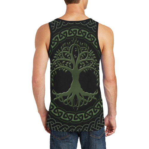 Awesome Celtic Tree Of Life Men's All Over Print Tank Top (Model T57)