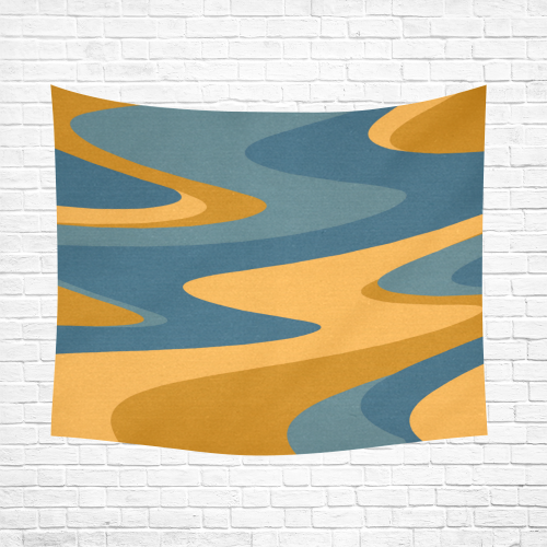 color patterns #pattern Cotton Linen Wall Tapestry 60"x 51"