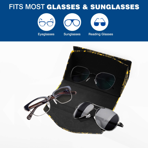MANDALA SUNSHINE Custom Foldable Glasses Case