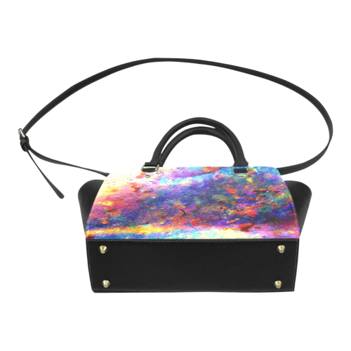 rainbow clouds Classic Shoulder Handbag (Model 1653)