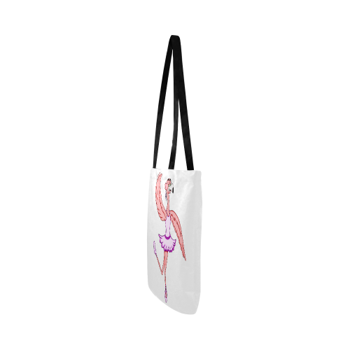 Flamingo Ballet White Reusable Shopping Bag Model 1660 (Two sides)