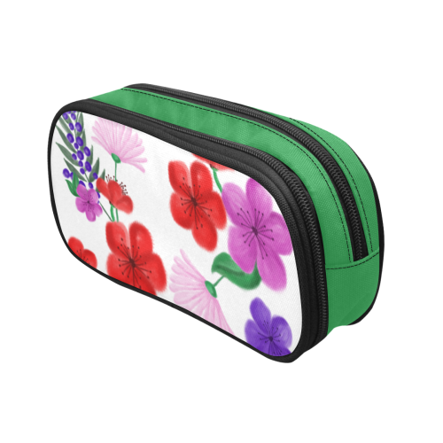 BUNCH OF FLOWERS Pencil Pouch/Large (Model 1680)