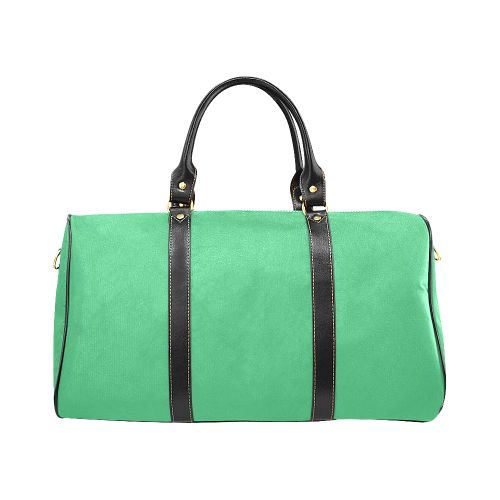 color medium sea green New Waterproof Travel Bag/Large (Model 1639)
