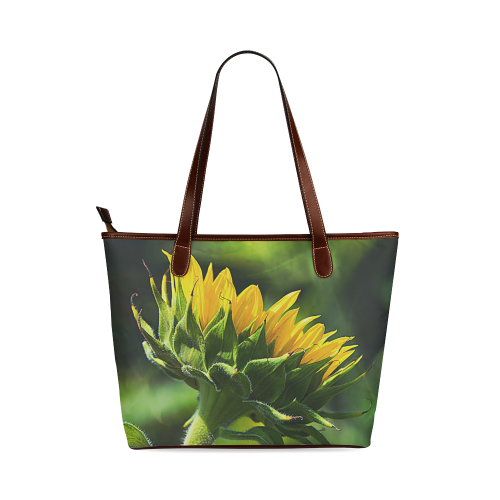 Sunflower New Beginnings Shoulder Tote Bag (Model 1646)