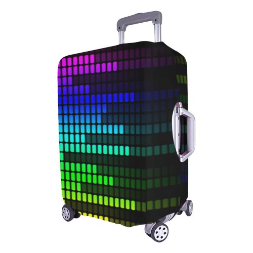 rainbow equalizer Luggage Cover/Large 26"-28"