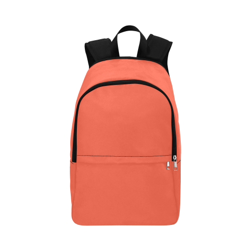 color tomato Fabric Backpack for Adult (Model 1659)