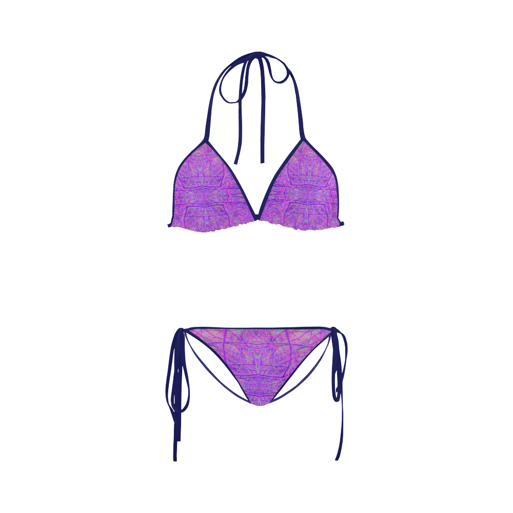 pink and purple bikini