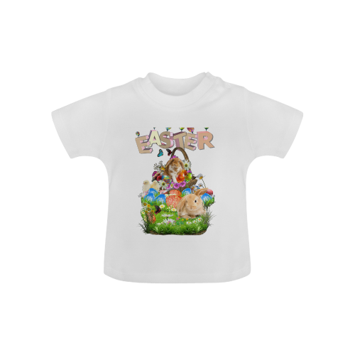 Happy Easter Baby Classic T-Shirt (Model T30)