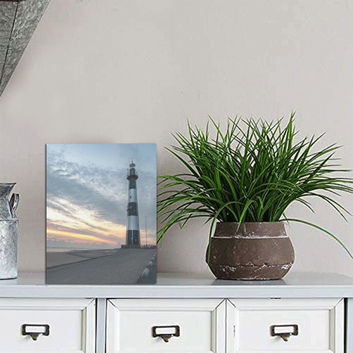 Sunrise Lighthouse Photo Panel for Tabletop Display 6"x8"