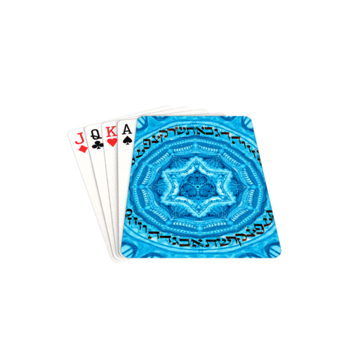mandala maguen- 18- alphabet Playing Cards 2.5"x3.5"