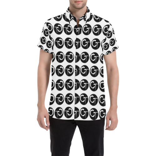 ctslogo Men's All Over Print Short Sleeve Shirt (Model T53)