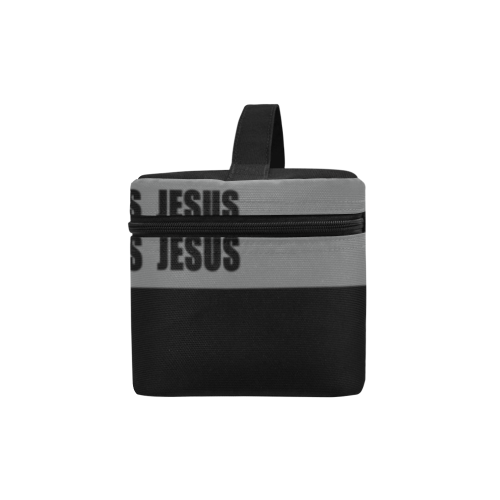 JESUS GRAY Cosmetic Bag/Large (Model 1658)