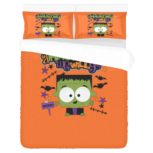A Haunting Away We Go 3-Piece Bedding Set