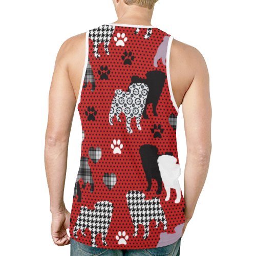 Pug R New All Over Print Tank Top for Men (Model T46)