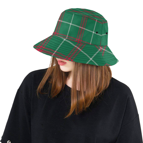 Welsh National Tartan All Over Print Bucket Hat