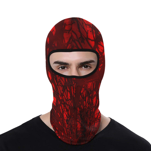 Red Carnage Blood Vein Goth Vampire All Over Print Balaclava