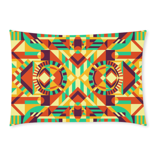 Modern Geometric Pattern Custom Rectangle Pillow Case 20x30 (One Side)