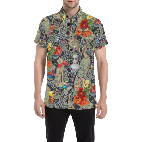 And Another Thing Men's All Over Print Short Sleeve Shirt (Model T53)