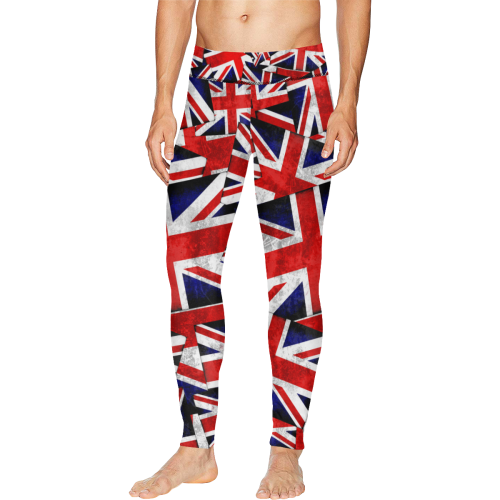 Union Jack British UK Flag Men's All Over Print Leggings (Model L38)