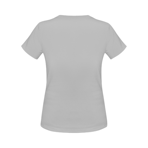 Easter Cross Grey Women's T-Shirt in USA Size (Front Printing Only)