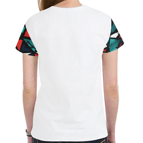 T shirt Ethnic 1 GV New All Over Print T-shirt for Women (Model T45)