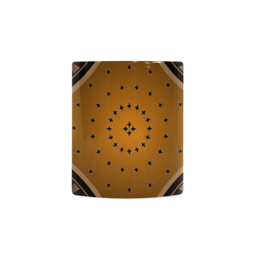 Horse War Shield (Orange) White Mug(11OZ)