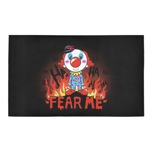 Fear me Clown Azalea Doormat 30" x 18" (Sponge Material)