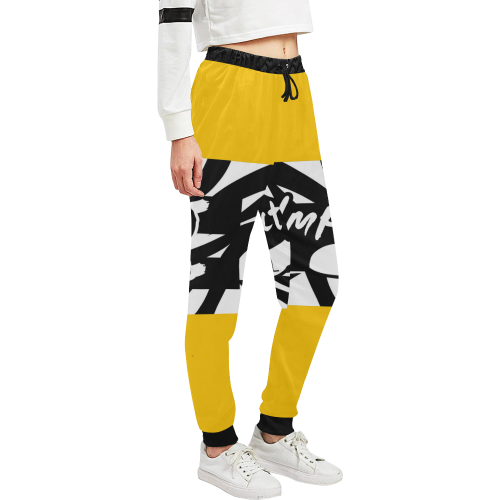 Yellow Unisex All Over Print Sweatpants (Model L11)