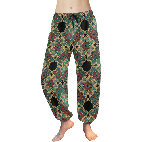 Regal Mandala Abstract Women's All Over Print Harem Pants (Model L18)