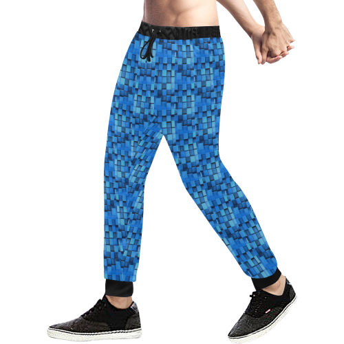 Graphic illusion Men's All Over Print Sweatpants (Model L11)