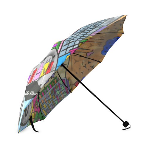 Chicago Pop Art by Nico Bielow Foldable Umbrella (Model U01)
