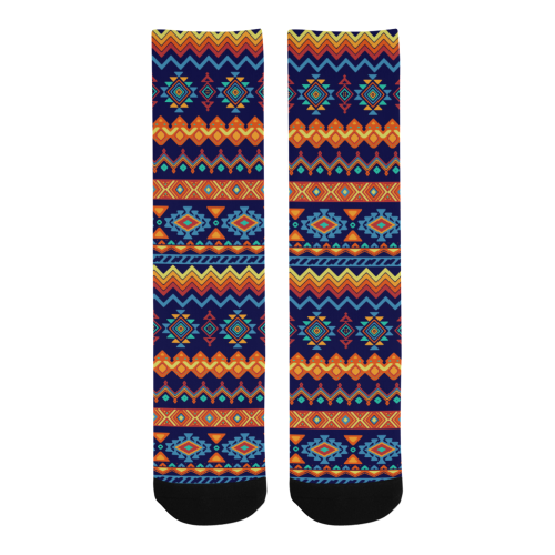 Awesome Ethnic Boho Design Men's Custom Socks