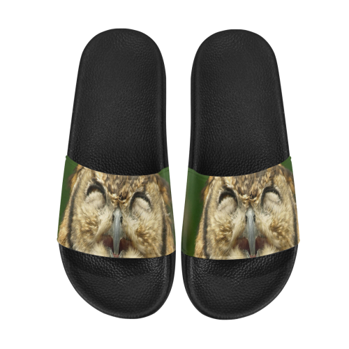FUNNY  OWL Women's Slide Sandals (Model 057)