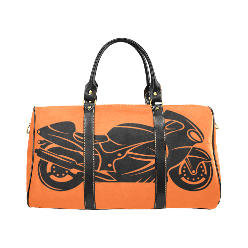 Busa Orange New Waterproof Travel Bag/Large (Model 1639)