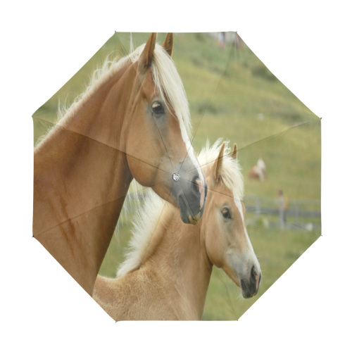 Mother Horse And Pony Anti-UV Foldable Umbrella (U08)
