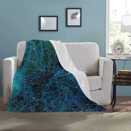 System Network Connection Ultra-Soft Micro Fleece Blanket 40"x50"